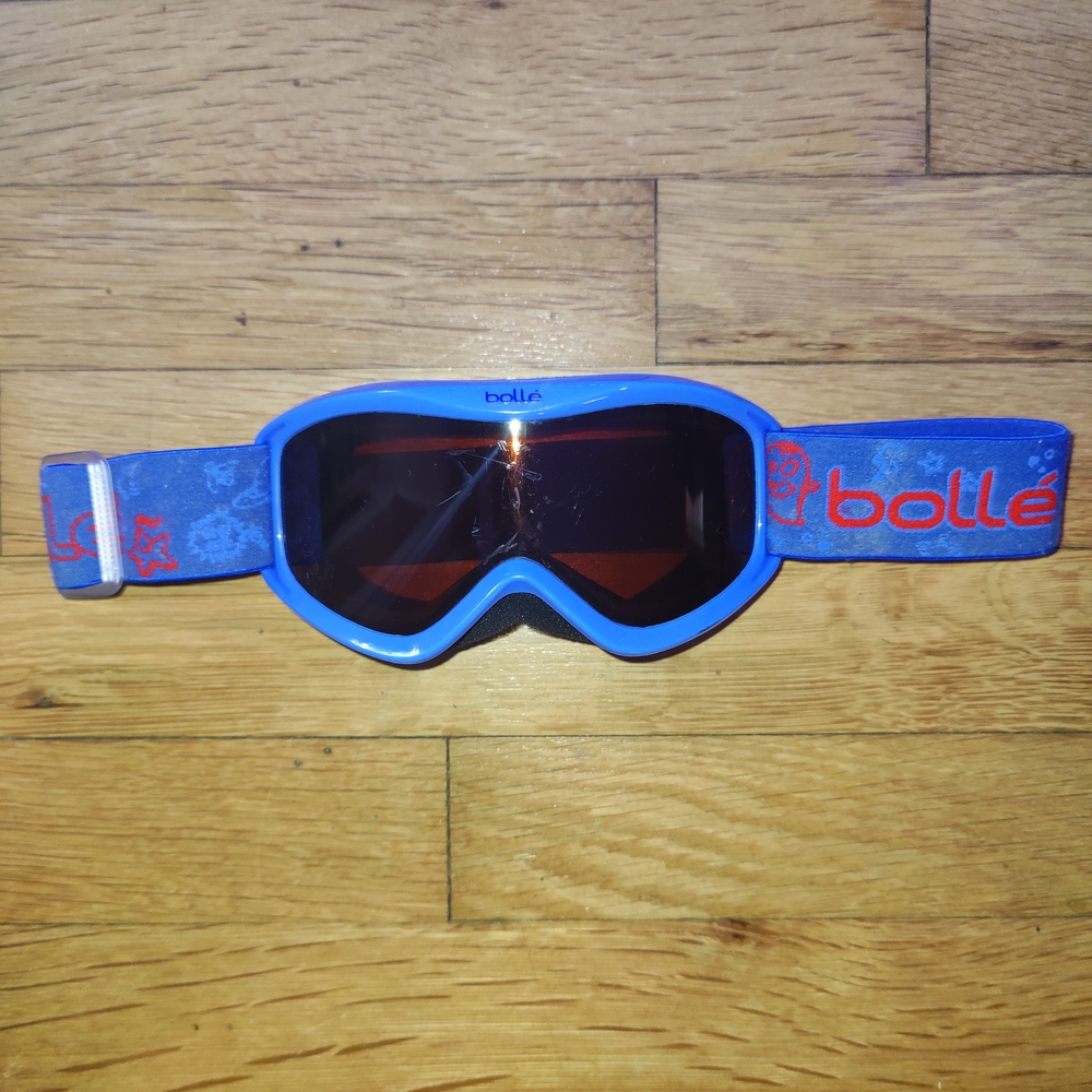 Bollé Blue and Red Ski Goggles